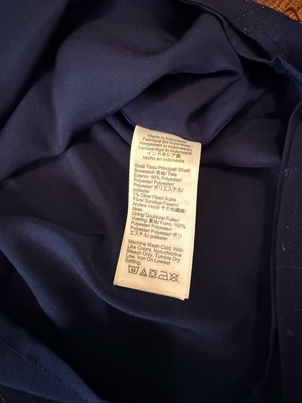 J. Crew Navy Ruffle V-Neck Long Sleeve Blouse - Picture 8 of 13